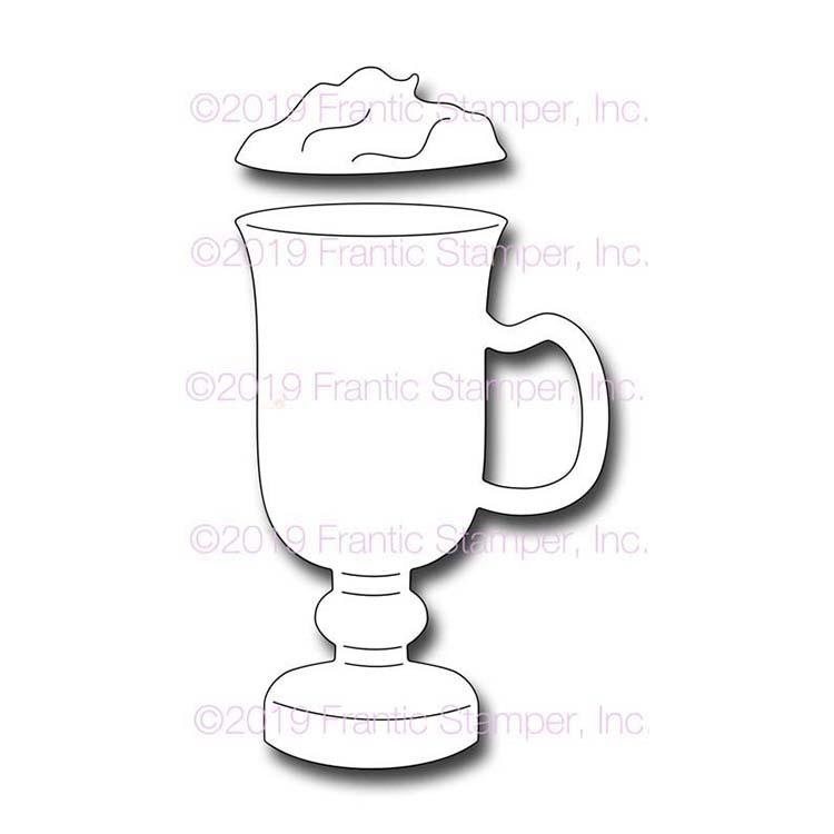 Frantic Stamper Precision Die - Irish Coffee