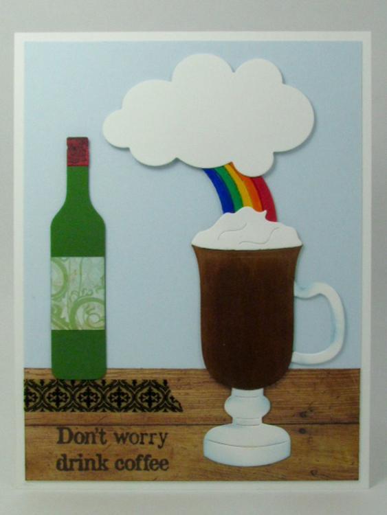 Frantic Stamper Precision Die - Irish Coffee