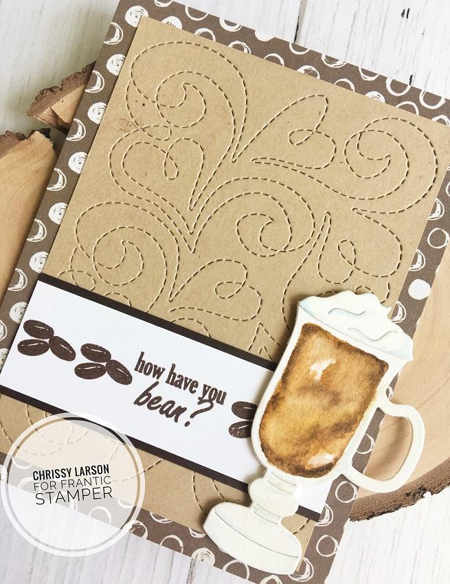 Frantic Stamper Precision Die - Irish Coffee