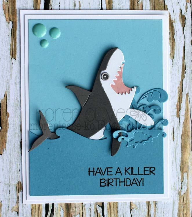 Frantic Stamper Precision Die - Happy Shark