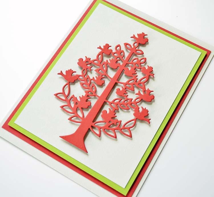 Frantic Stamper Precision Die - Folk Art Christmas Tree