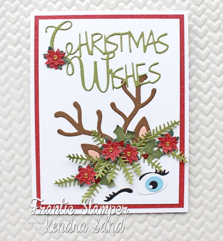 Frantic Stamper Precision Die - Reindeer Features