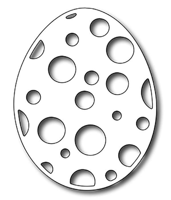 Frantic Stamper Precision Die - Polka Dot Easter Egg