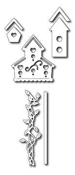 Frantic Stamper Precision Die - Garden Birdhouses (set of 7 dies)