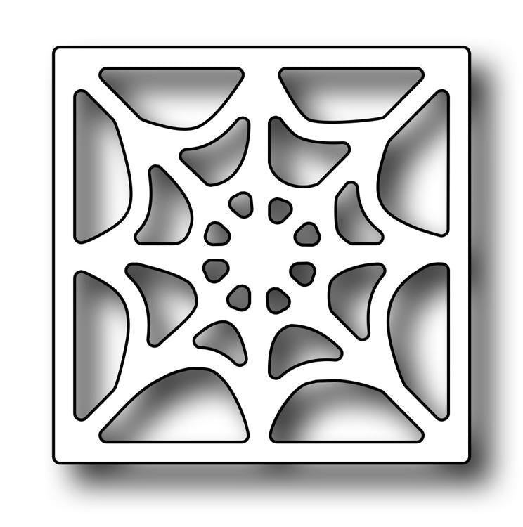 Frantic Stamper Precision Die - Square Vignette Spider Web Insert