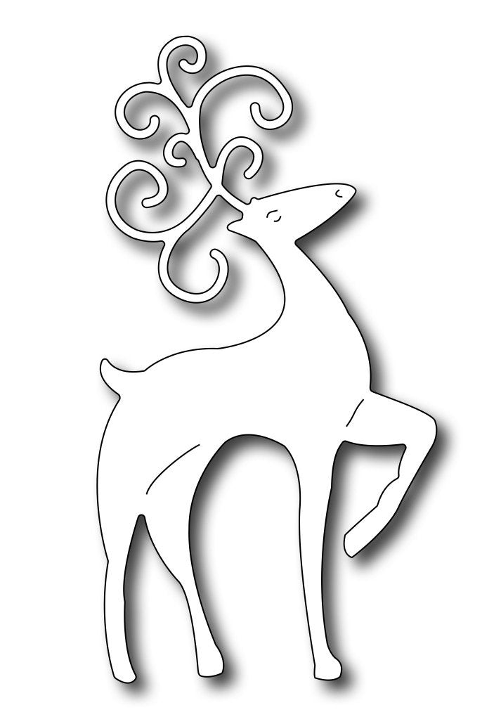 Frantic Stamper Precision Die - Large Fancy Deer