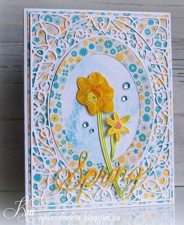 Frantic Stamper Precision Die - Mix 'n Match Daffodils