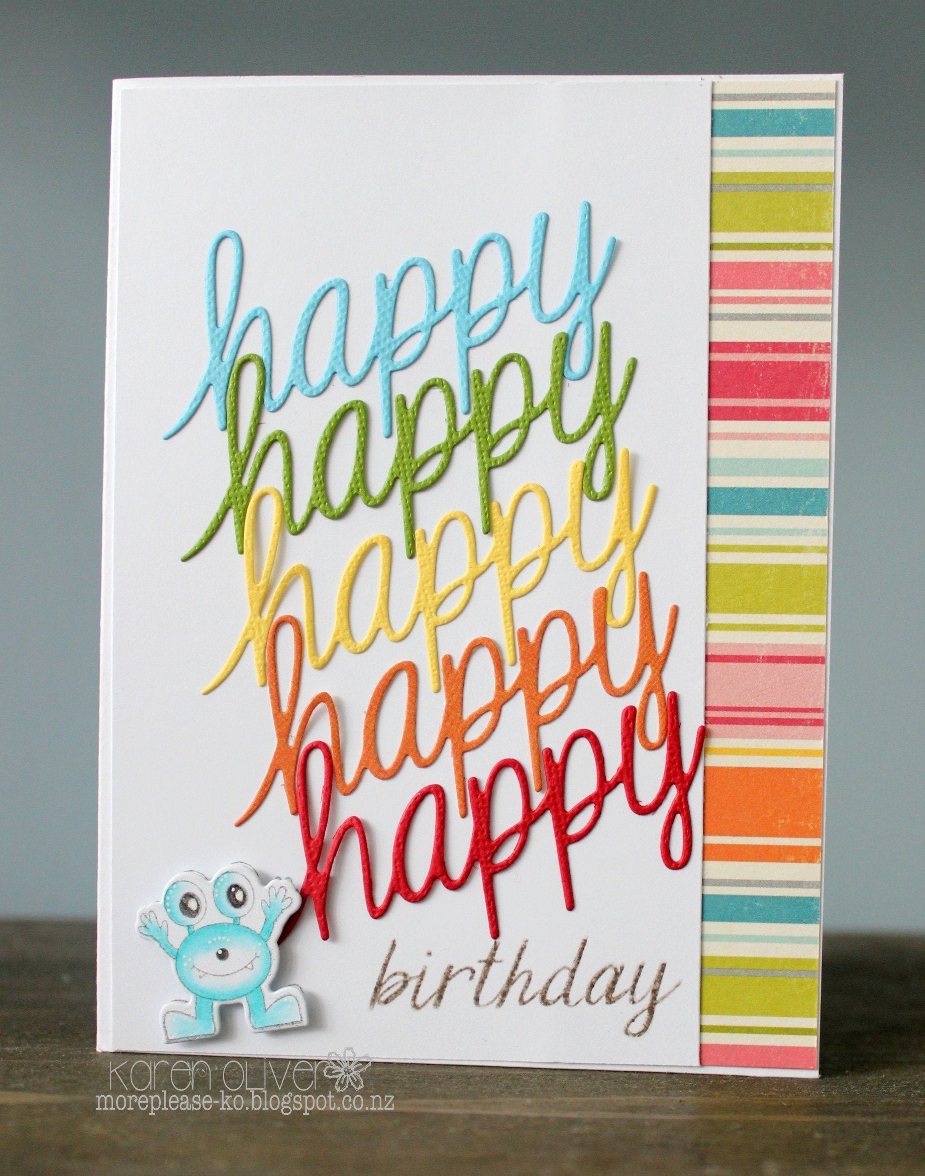 Frantic Stamper Precision Die - Script Happy