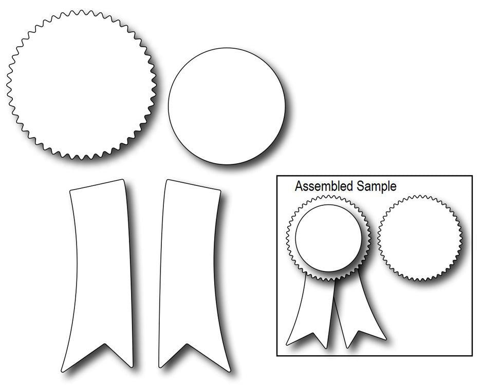 Frantic Stamper Precision Die - Seal and Ribbon