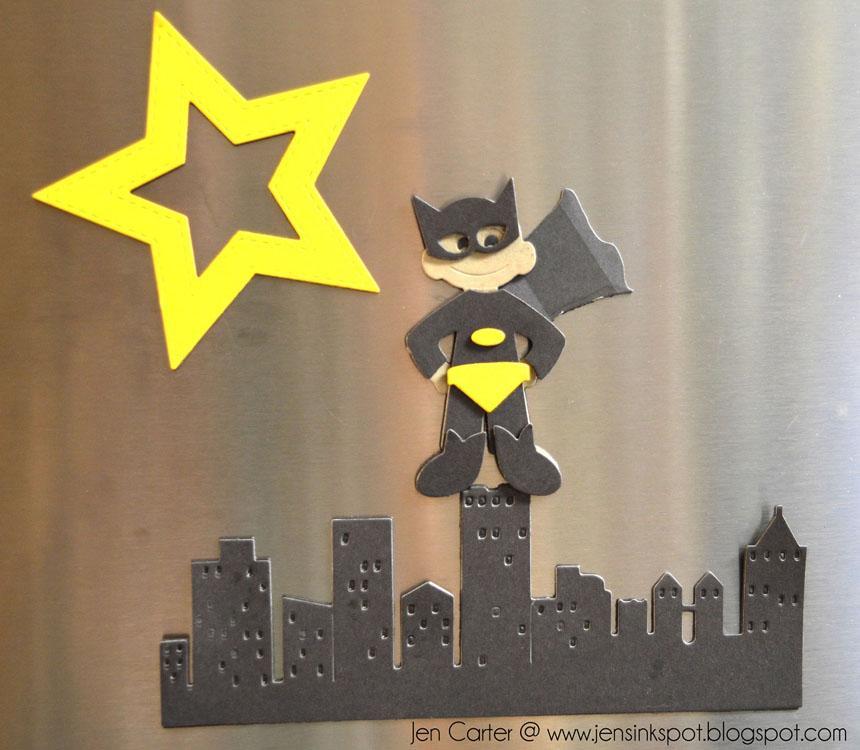 Frantic Stamper Precision Die - Super Hero Kid