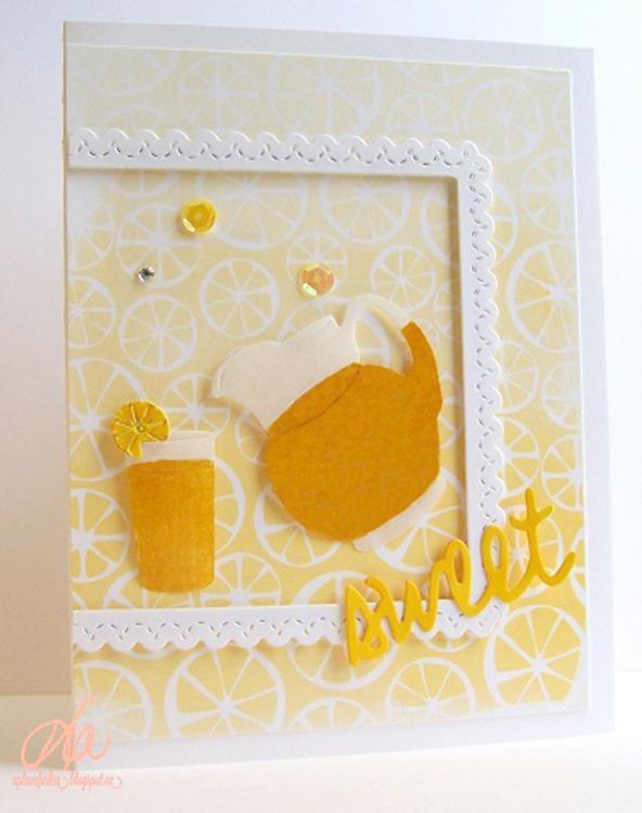 Frantic Stamper Precision Die - Lemonade Set