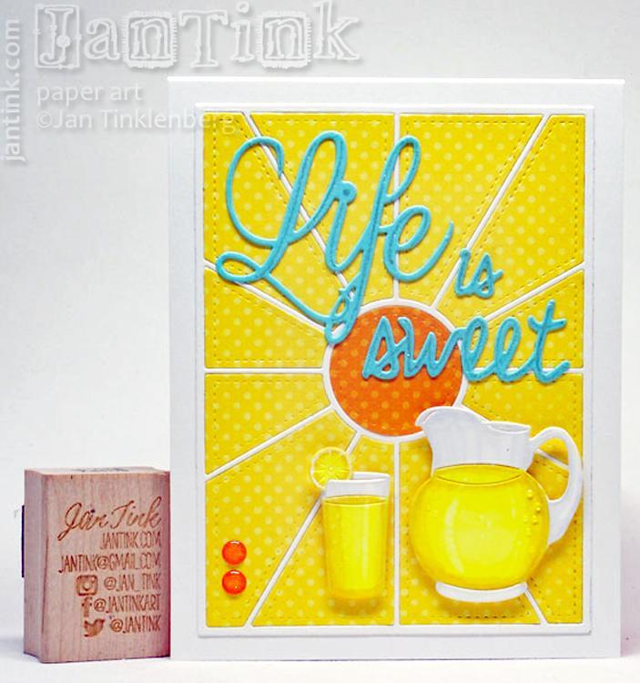 Frantic Stamper Precision Die - Lemonade Set