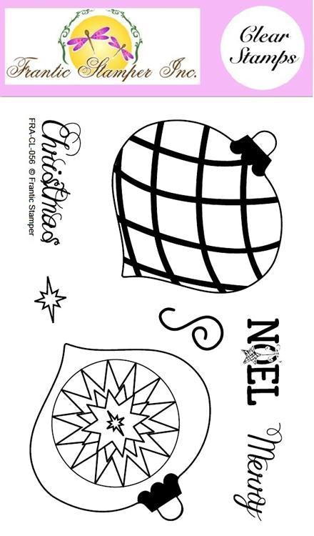 Frantic Stamper Clear Stamp Set - Finial Ornaments