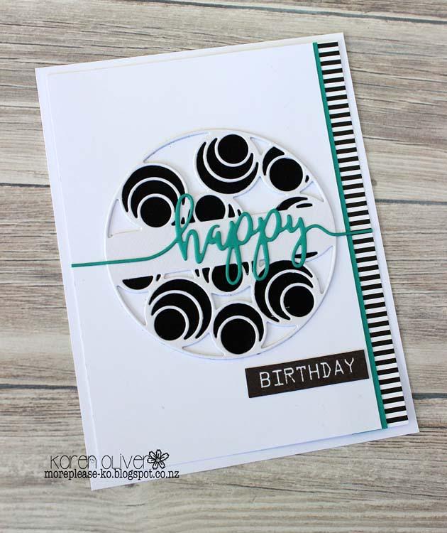 Frantic Stamper Clear Stamp Set - Retro Label Maker Everyday Sentiments