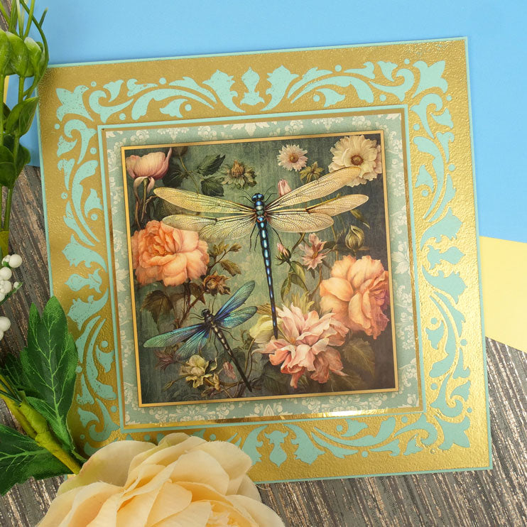 For The Love Of Masks - Antique Elegance Frame & Background