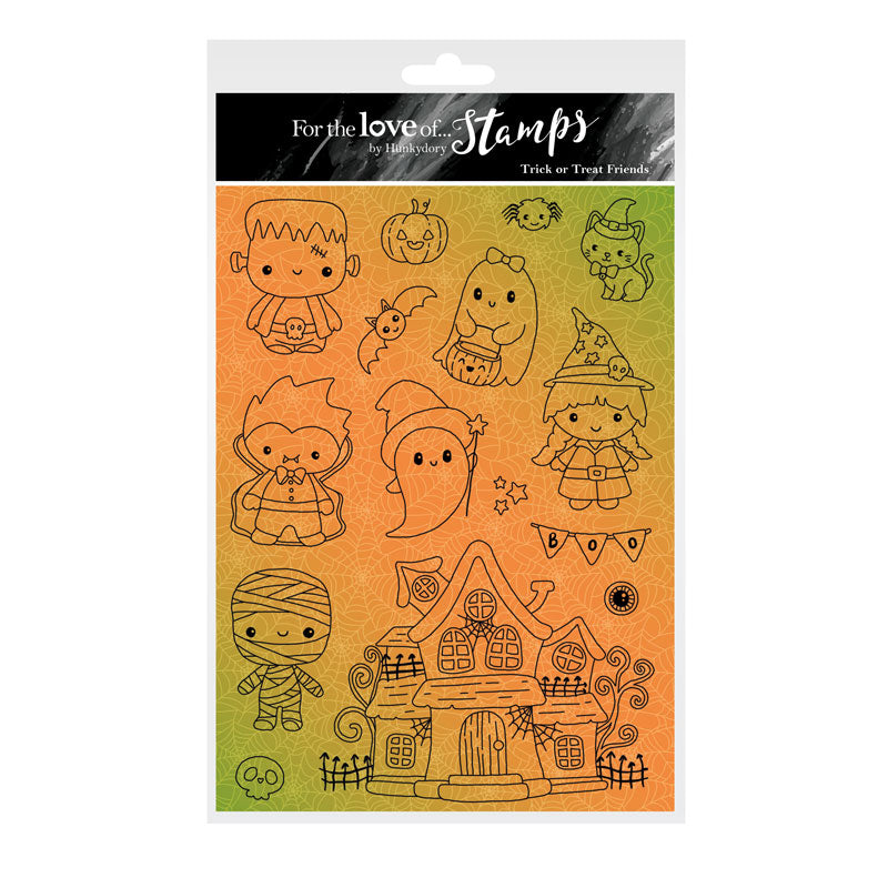 For The Love Of Stamps - Trick Or Treat Friends