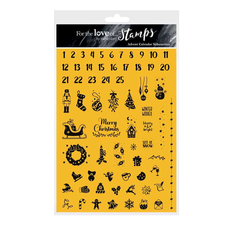 For The Love Of Stamps - Advent Calendar Silhouettes