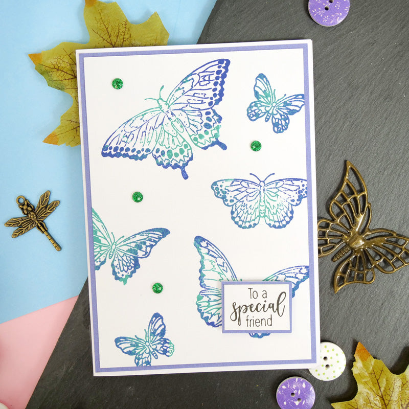 For the Love of Stamps - Beautiful Butterflies