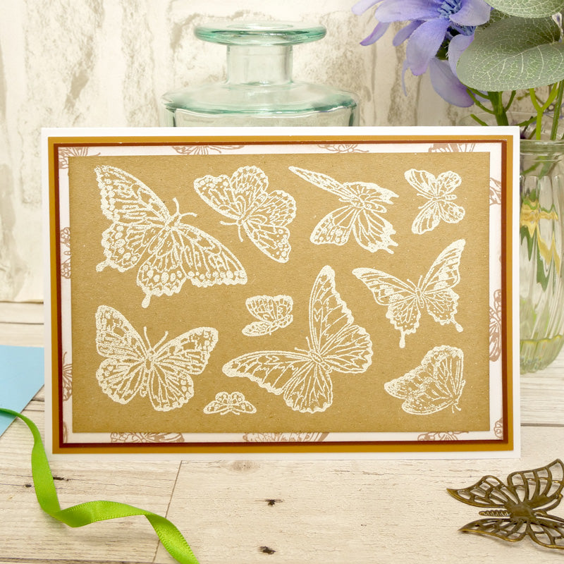 For the Love of Stamps - Beautiful Butterflies