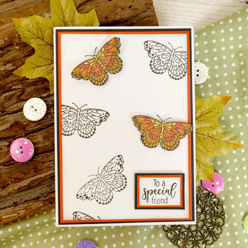 For the Love of Stamps - Beautiful Butterflies