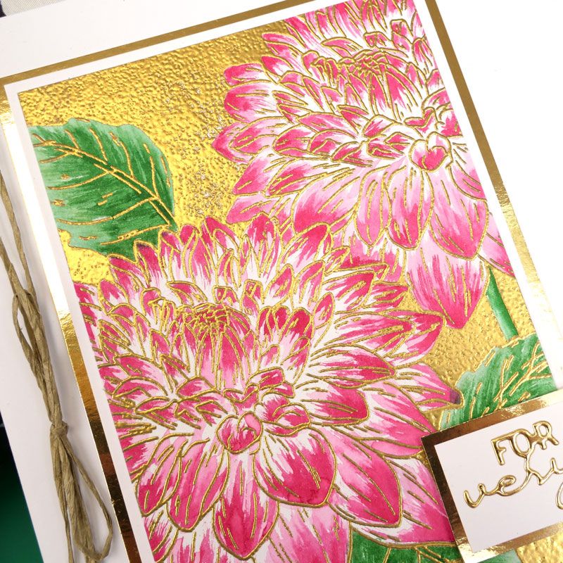 For The Love Of Stamps - Dazzling Dahlias