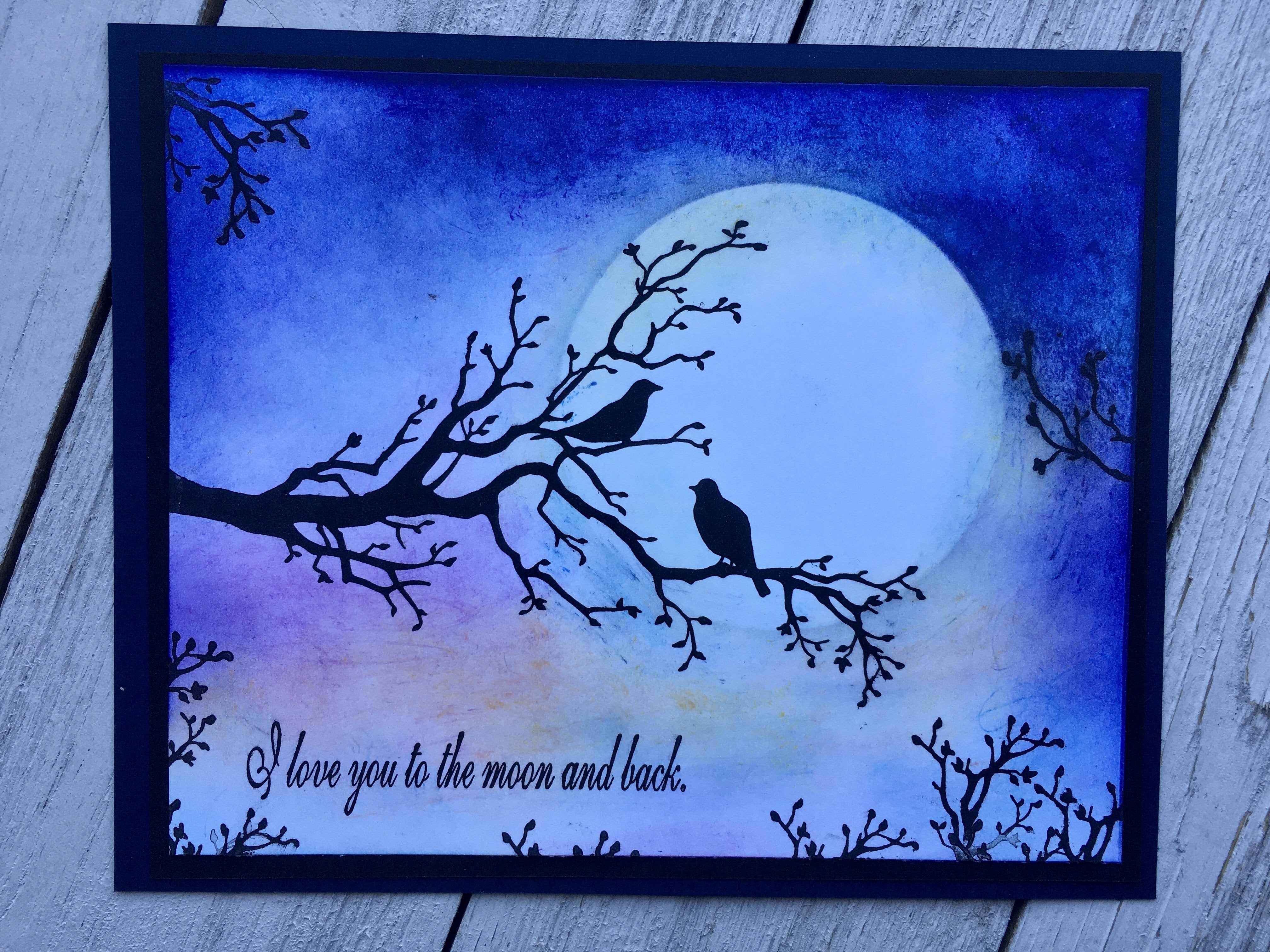 Frog's Whiskers Ink Stamps - Birds in a Tree