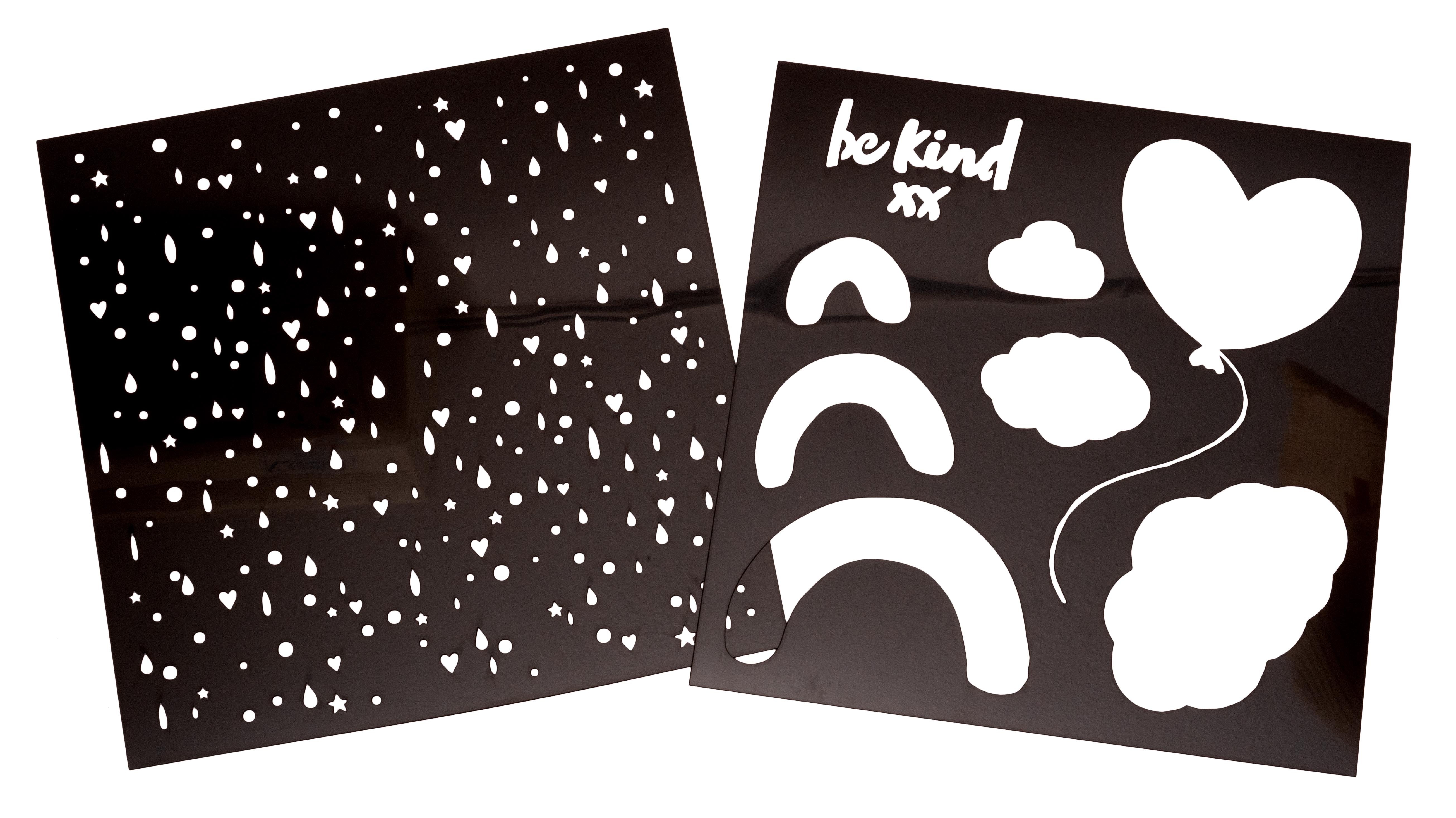 SAN Mask Gorjuss - Be Kind 2 Designs 203x203x2mm 2 PC nr.251