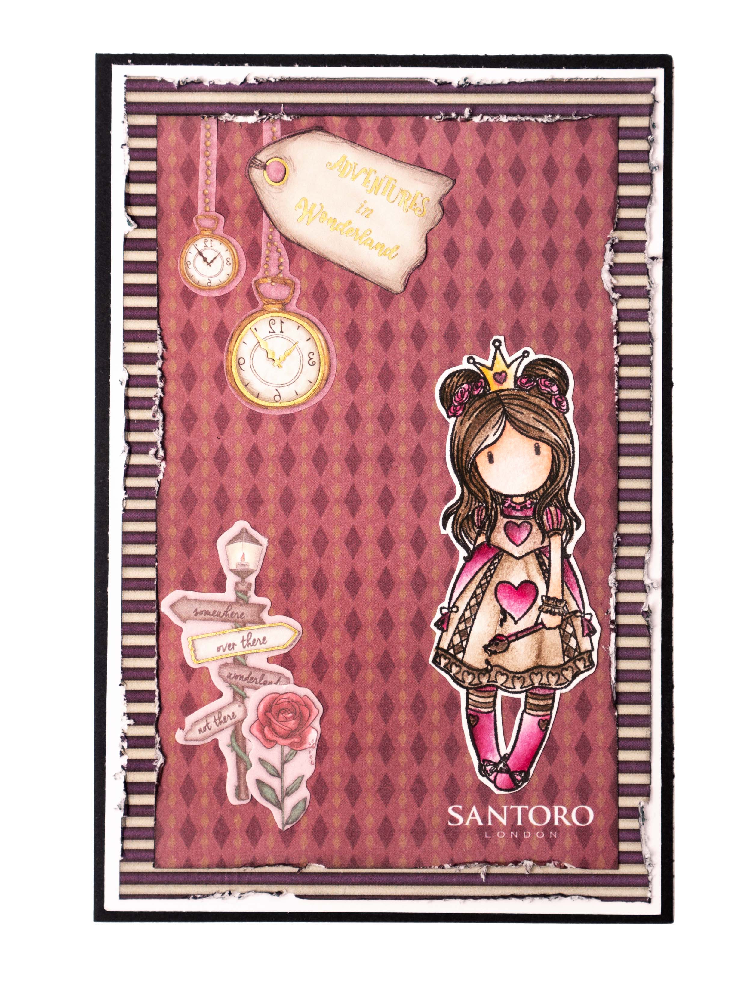 GOR Paper Set 5x2 Double-Sided Designs Wonderland 203x203x3mm 10 SH nr.22