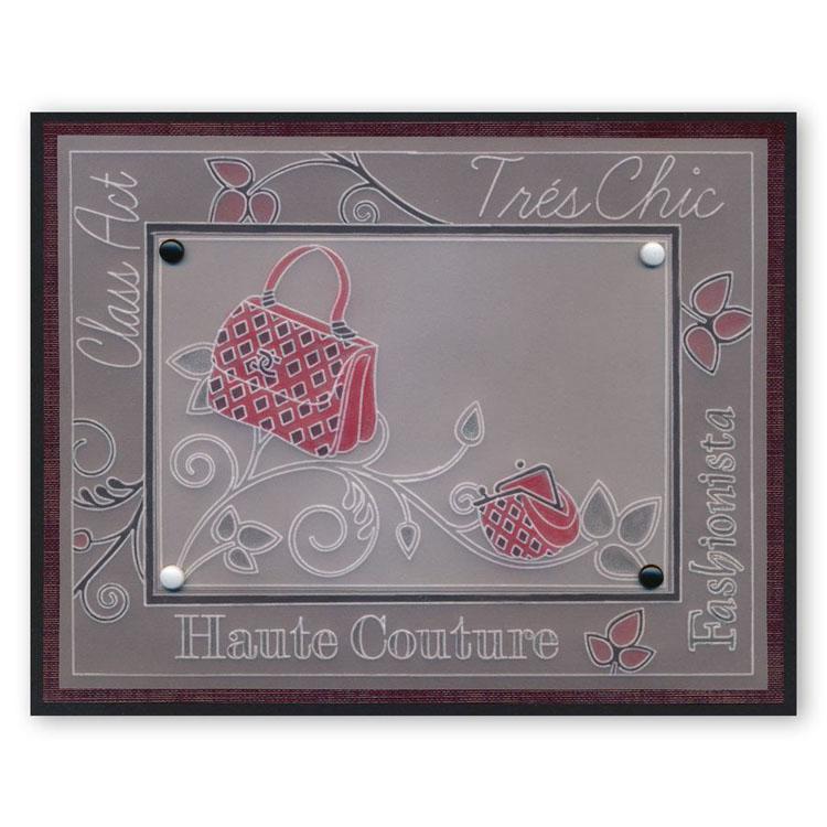 Groovi Plate - Fashion Phrases Groovi Plate A5 Square