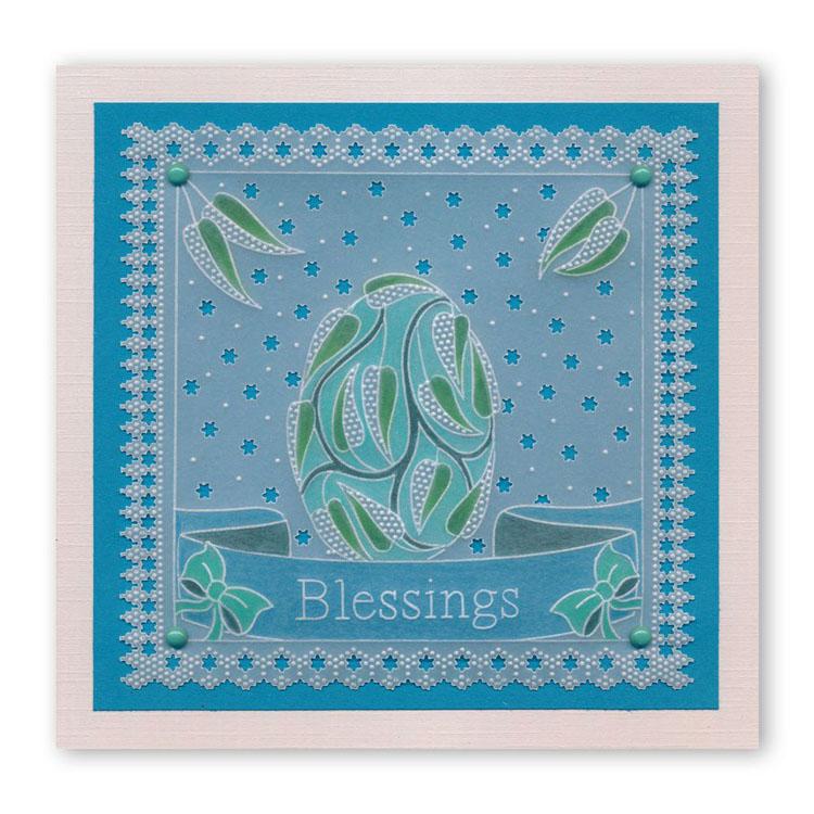 Groovi Plate - Easter Banners A5 Square