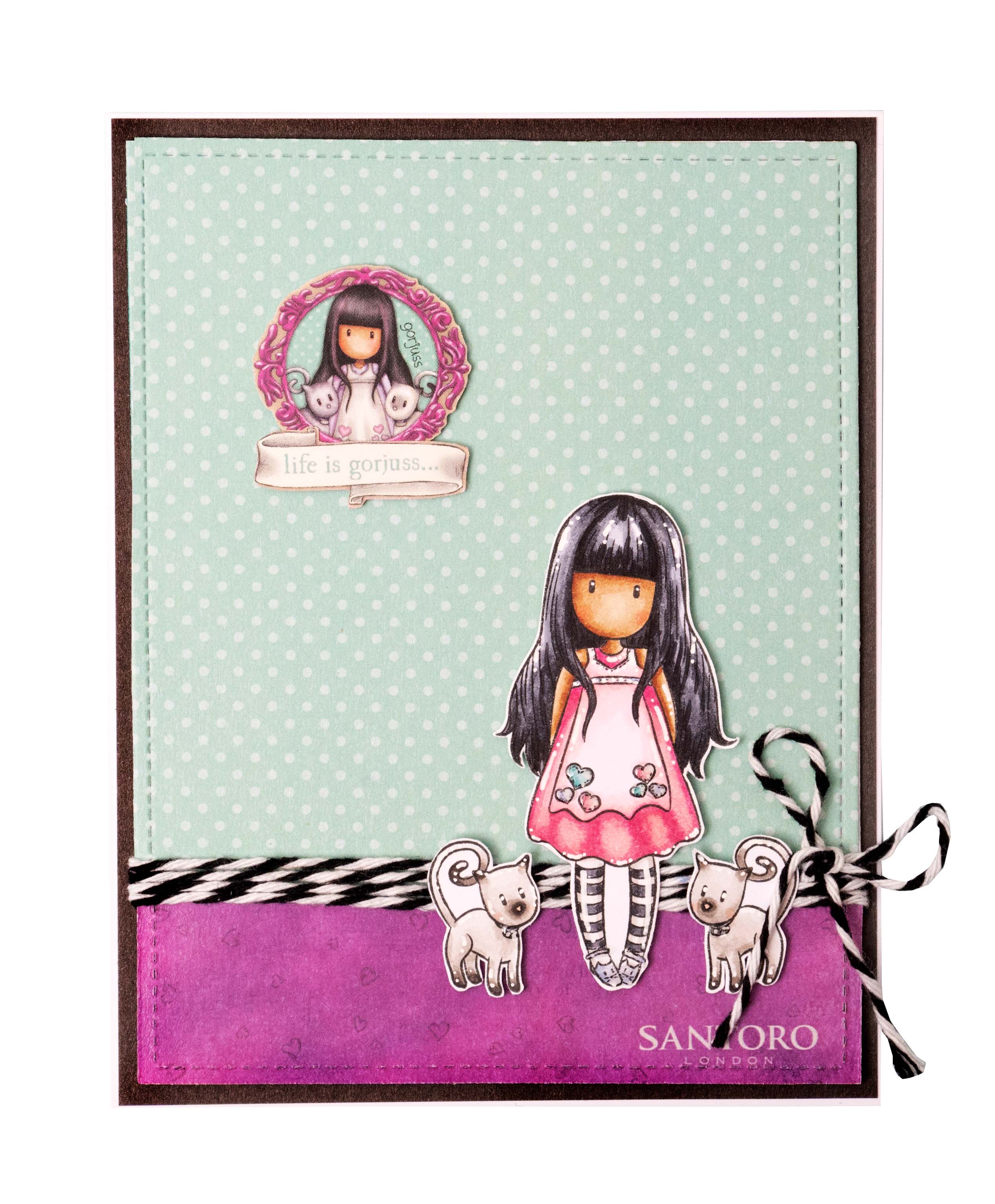 GOR Paper Set 5x2 Double-Sided Designs Gorjuss 203x203xmm 10 SH nr.19