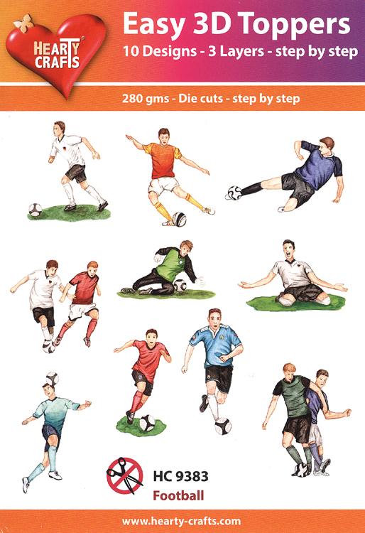 Easy 3D Toppers: Football