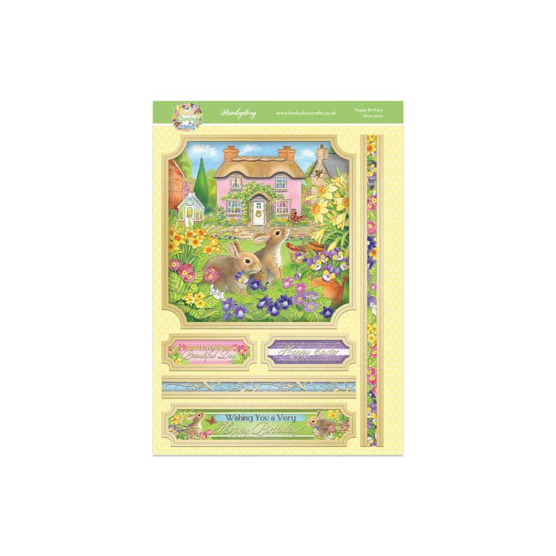 Hello Spring Deco-Large Set - Happy Birthday