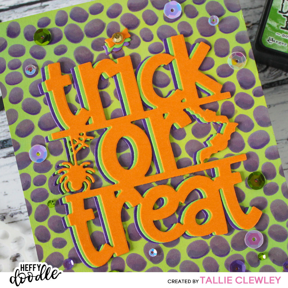 Trick Or Treat Jumbo Sentiment Die