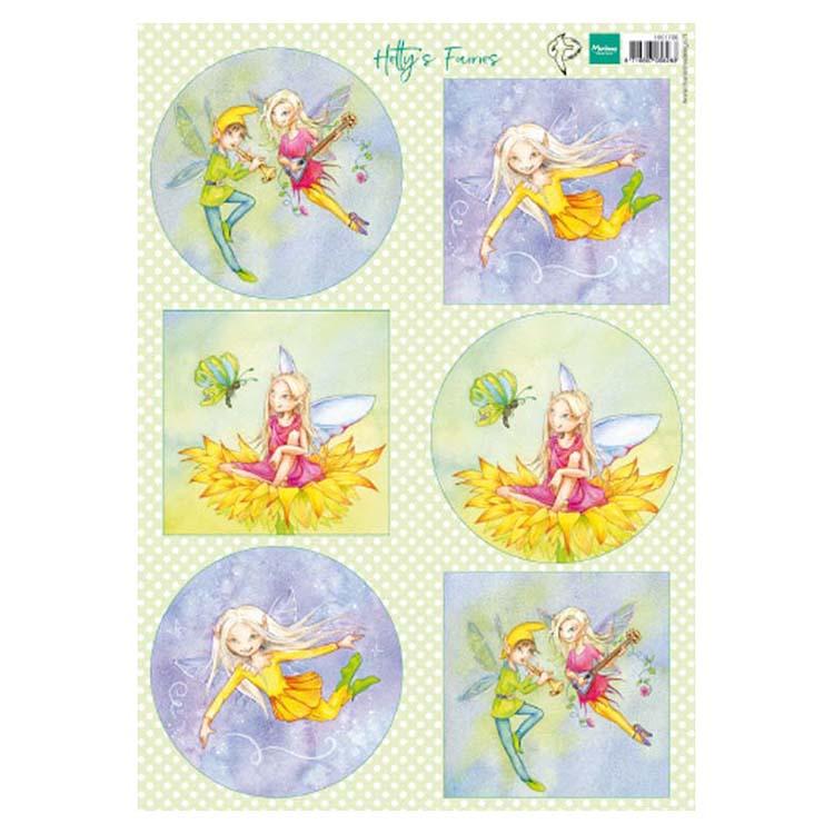 Marianne Design Cutting Sheet Hetty's Fairies