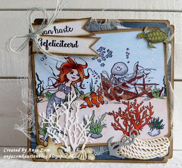 Marianne Design Clear Stamp: Hetty's Border - Underwater