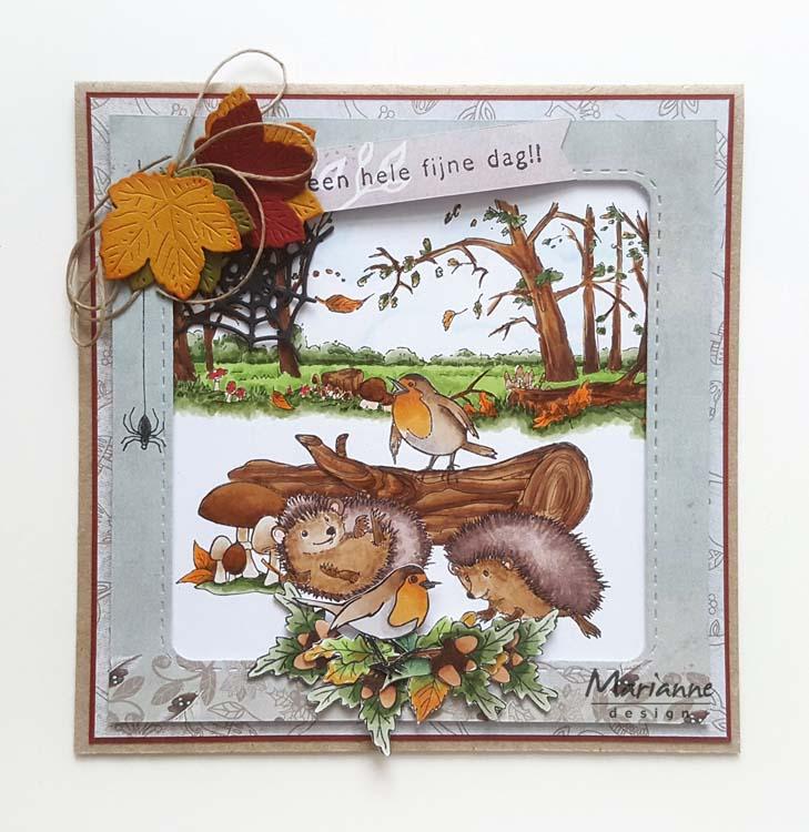 Marianne Design Stamps Hetty's Hedgehogs