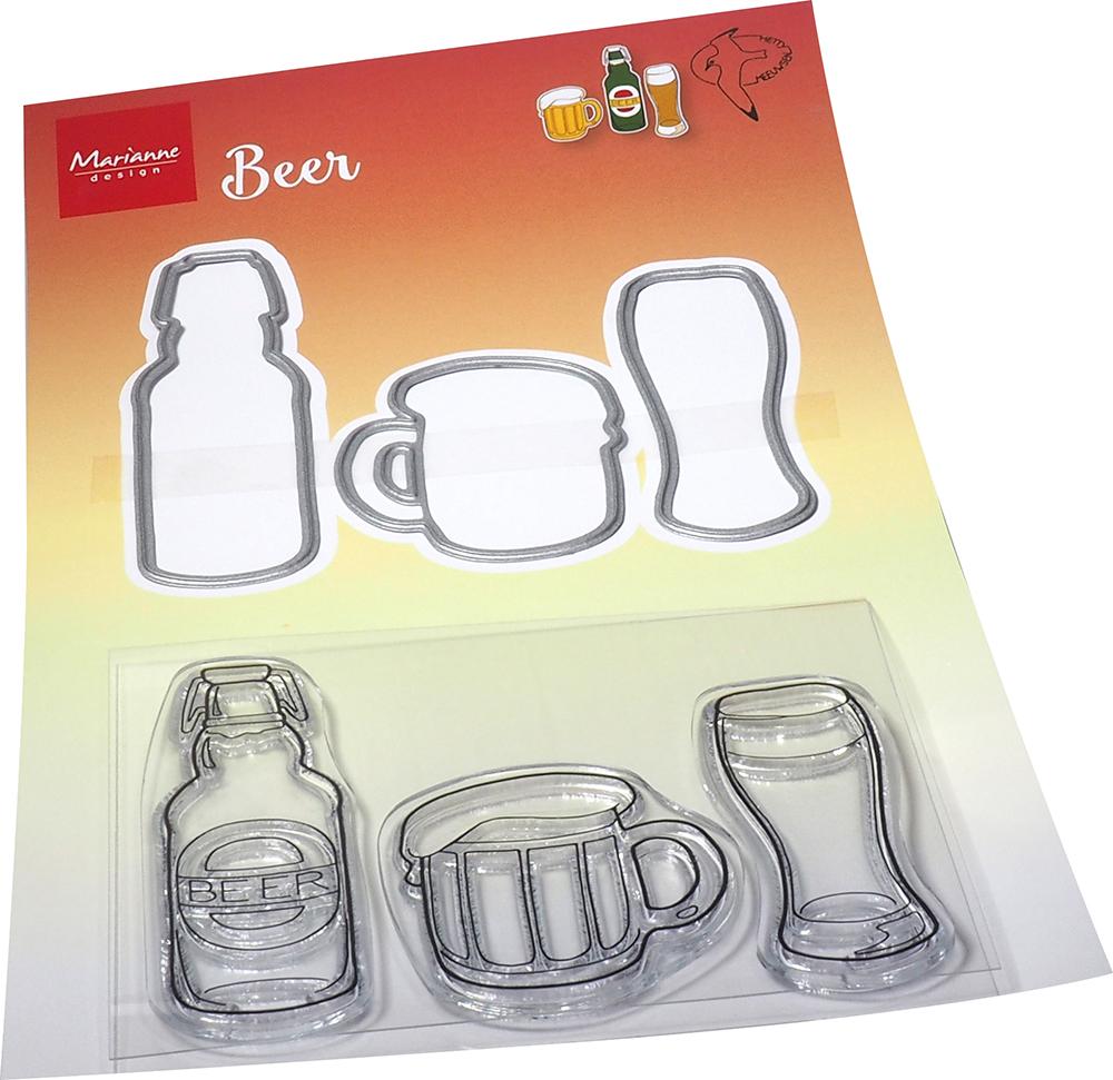 Marianne Design Stamp & Die Set - Hetty's Beer