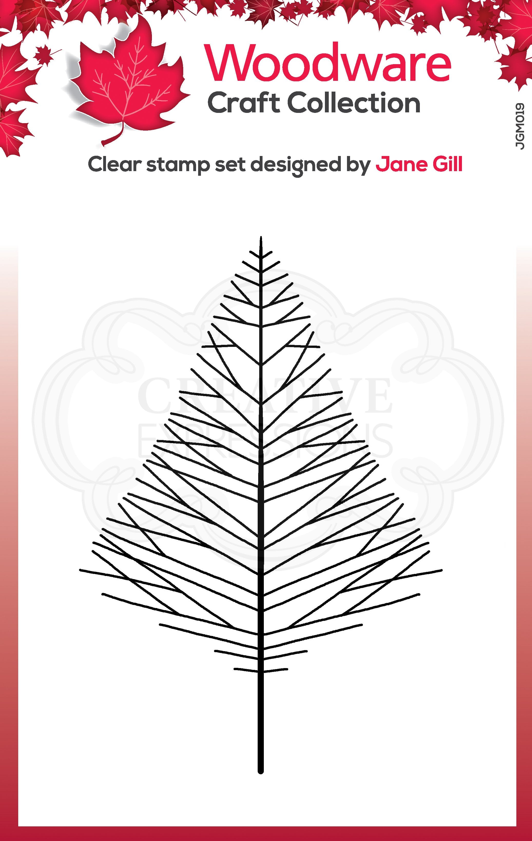 Woodware Clear Singles Mini Wide Twiggy Tree