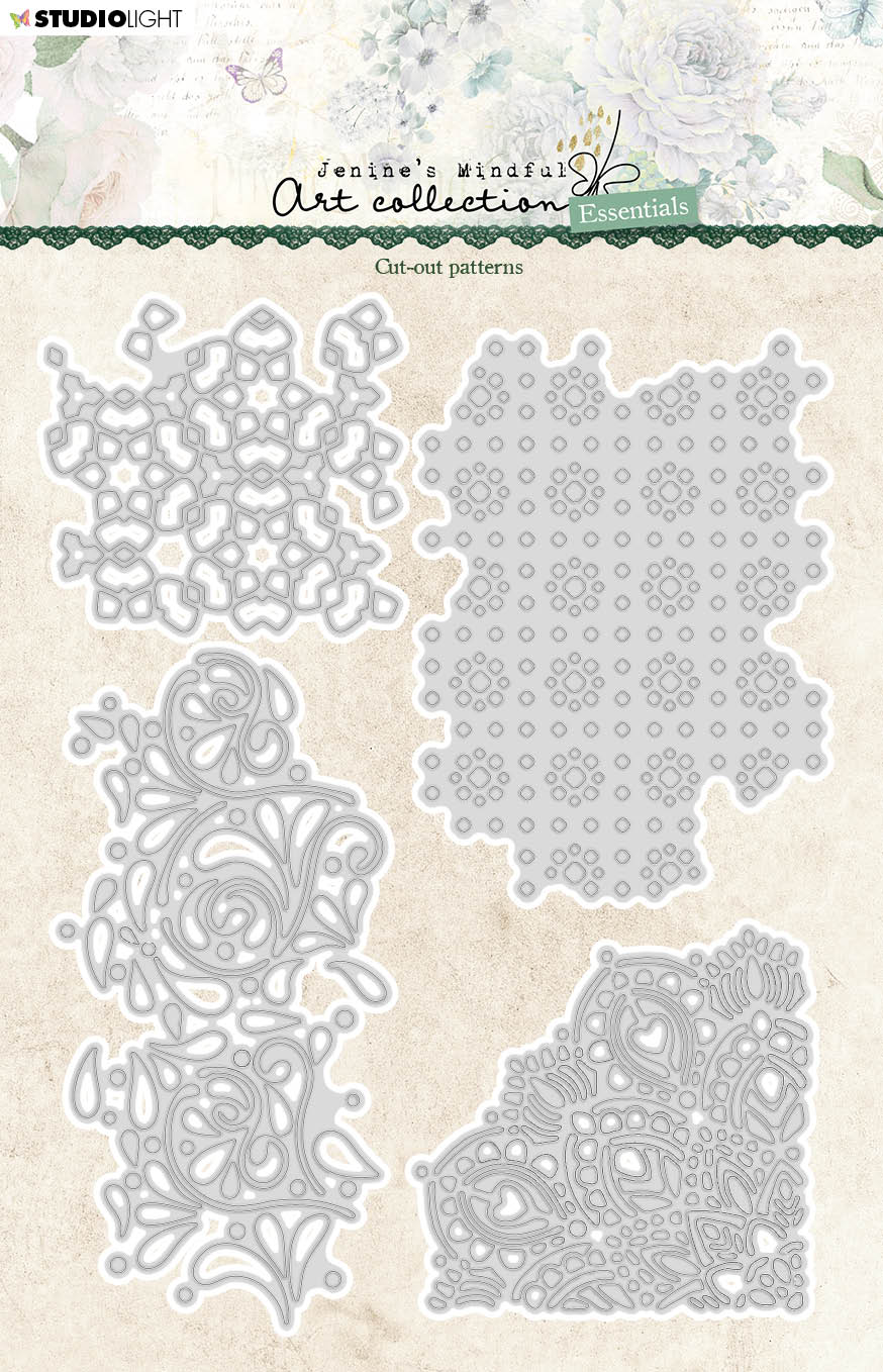 JMA Cutting Die Cut-Out Patterns Essentials 129x171x1mm 4 PC nr.473