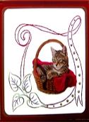 KC Embroidery Pattern - Ribbon Frame