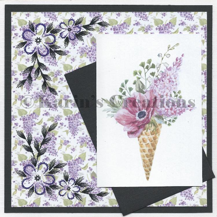 KC Embroidery Pattern - Flower Corner