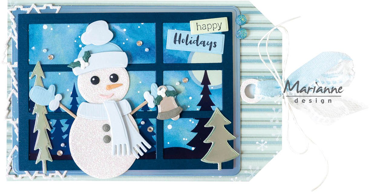 Marianne Design Craftables Die - Snowman By Marleen