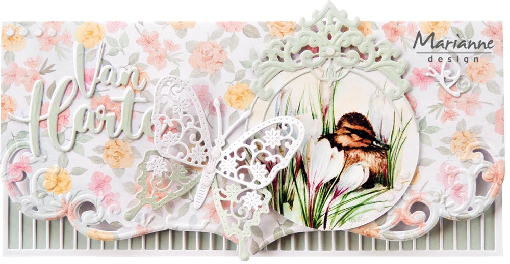 Marianne Design A4 Cutting Sheet - Mattie's Mooiste - Pigeons