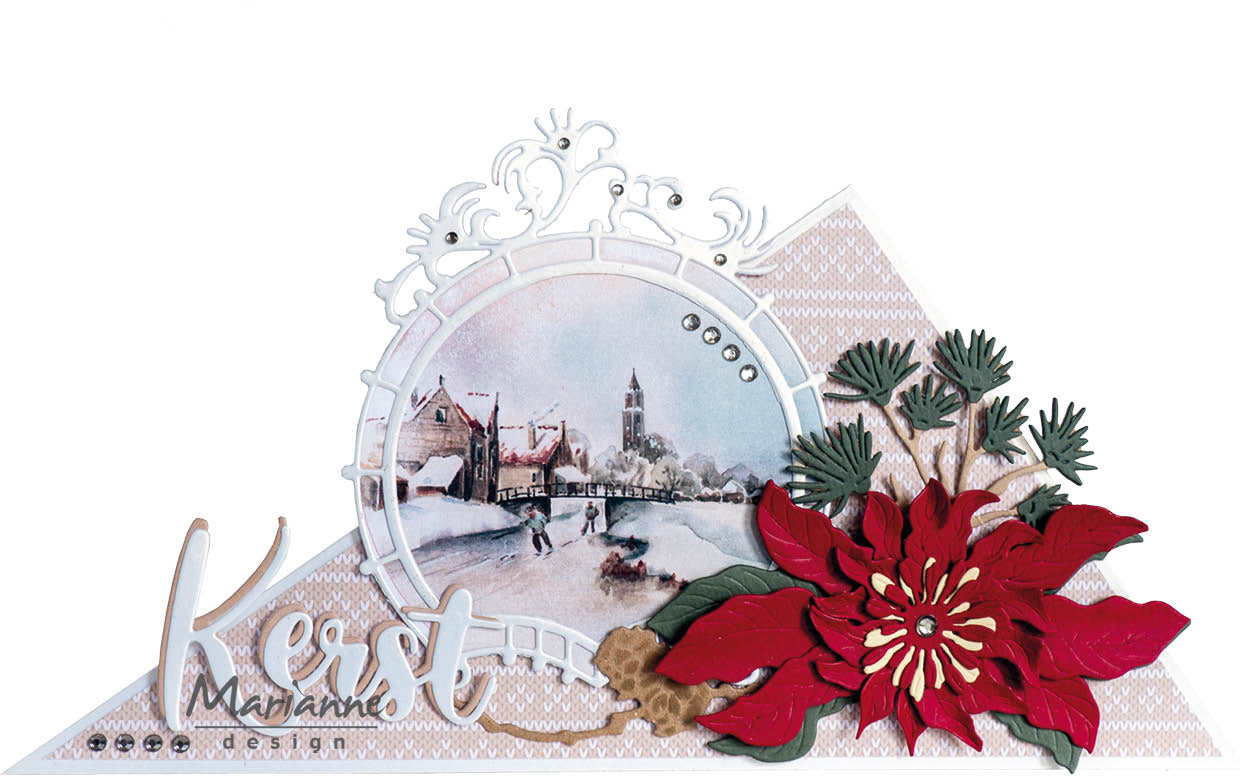 Marianne Design Creatables Die - Anja's Poinsettia