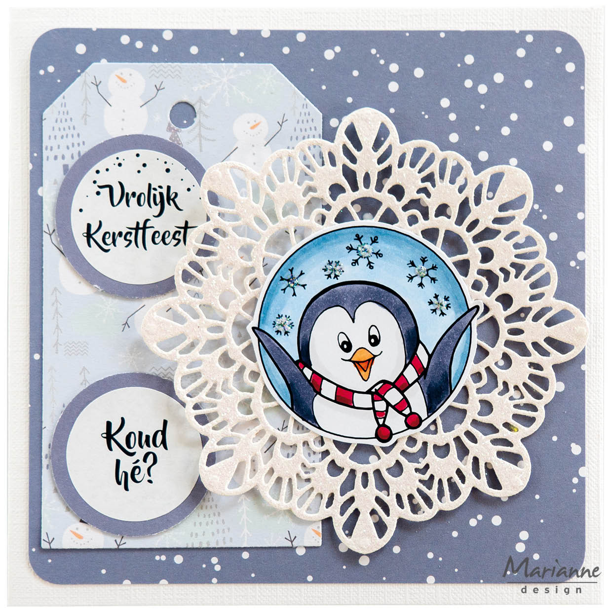 Marianne Design Craftables Die - Art Texture XL Snowflake