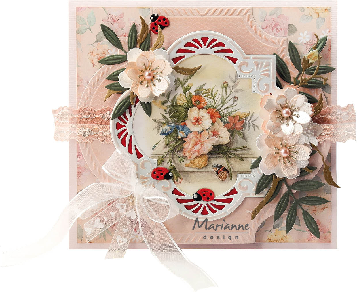 Marianne Design A4 Cutting Sheet - Mattie's Mooiste Spring Bouquets