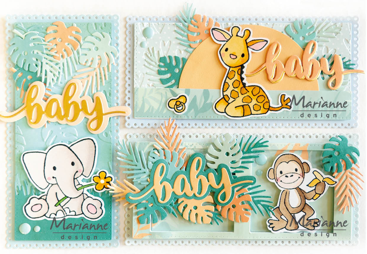 Marianne Design Creatables Die - Little Jungle Leaves