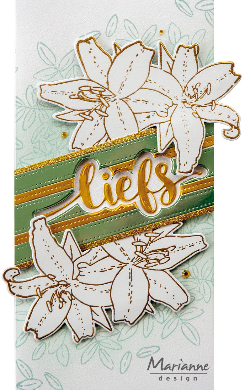 Marianne Design Clear Stamp - Tiny's Art - Leaves