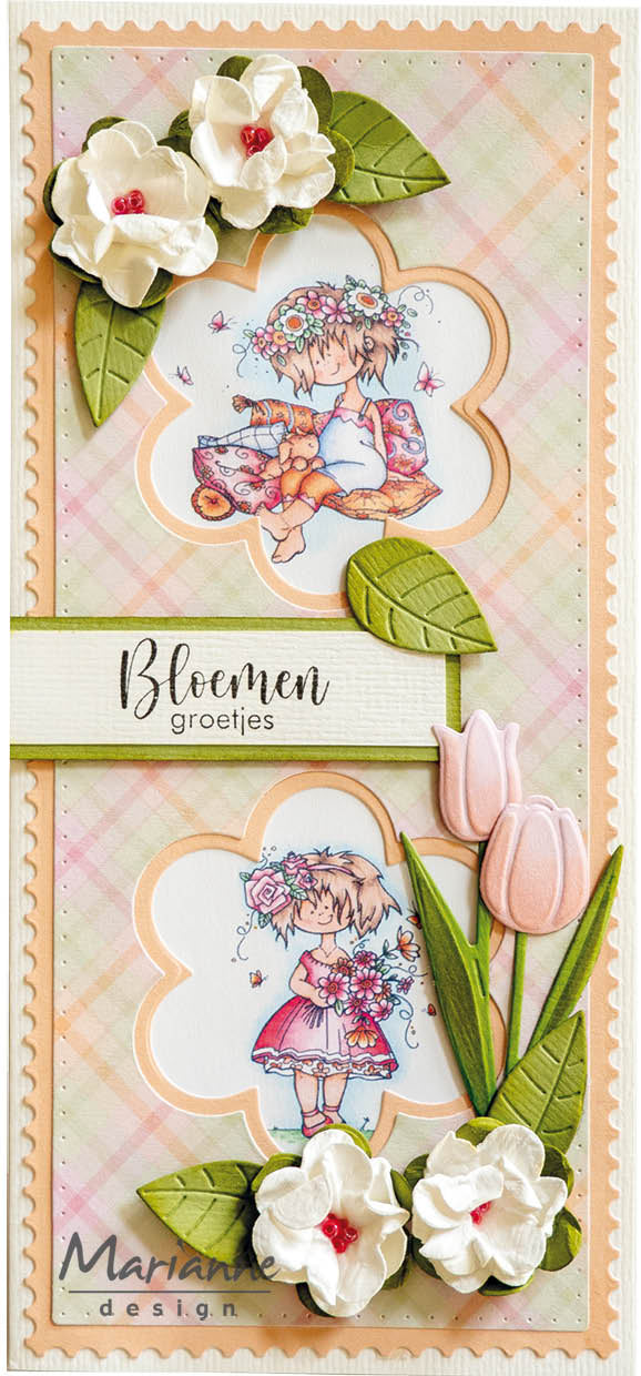 Marianne Design A4 Cutting Sheet - Hetty's Mini's - Summer Snoesjes